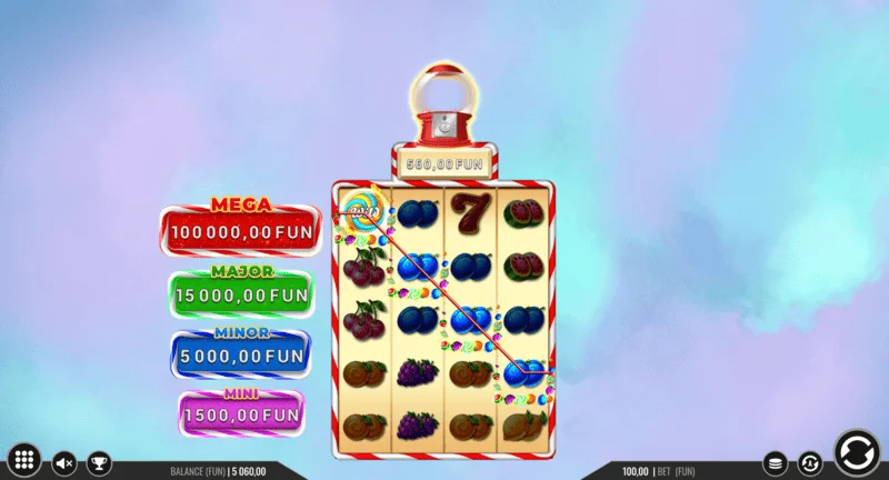 Sweet Candy Cash Stash - pengeopsamler i aktion